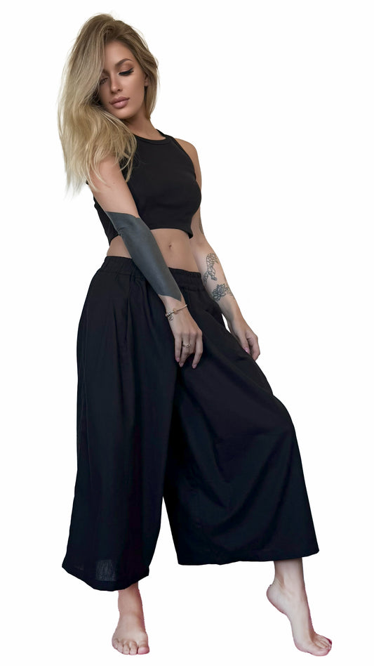 LINEN KEMURI PANTS